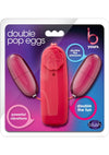 B Yours Double Pop Eggs with Remote Control - Cerise