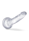 B Yours Plus Lust N' Thrust Realistic Dildo - Clear - 7.5in