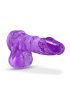 B Yours Plus Rock N' Roll Realistic Dildo with Balls - Purple - 8in