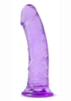 B Yours Plus Roar N' Ride Realistic Dildo - Purple - 8in