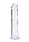 B Yours Plus Thrill N' Drill Realistic Dildo - Clear - 9.5in