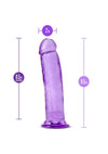 B Yours Plus Thrill N' Drill Realistic Dildo - Purple - 9.5in