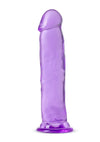 B Yours Plus Thrill N' Drill Realistic Dildo - Purple - 9.5in