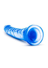 B Yours Sweet N' Hard 6 Dildo - Blue - 8.5in