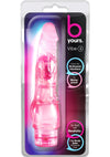 B Yours Vibe 4 Vibrating Dildo - Pink - 8in