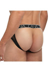 Banana Cabana Lace Nights Open Back Brief - Black - Large/XLarge