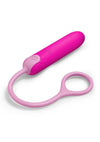 Bang Silicone Rechargeable Bullet with Retrieval Cord - Pink