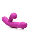 Bang! Thrusting and Sucking Rechargeable Silicone Rabbit Vibrator