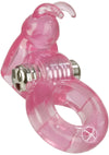 Basic Essentials Bunny Enhancer Vibrating Cock Ring with Clitoral Stimulation