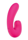 Blaze Suction Thumper Rechargeable Silicone Vibrator Clitoral Stimulator - Pink