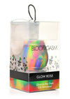 Bloomgasm Glow Rose Rechargeable Silicone Glow In The Dark Rose Clit Stimulator
