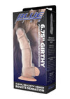 Blue Line Girthy Penis Enhancing Sleeve Extension - Clear - 6.75in