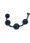 Boneyard Silicone Ass Ballz Anal Beads - Black - Large