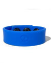 Boneyard Silicone Cock Strap 3-Snap Ring - Blue