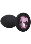 Booty Bling Jeweled Wearable Vibrating Silicone Plug