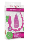 Booty Call Booty Double Dare Silicone Vibrating Butt Plug with Anal Beads