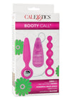 Booty Call Booty Vibro Kit Silicone Vibrating Butt Plug and Anal Beads