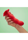 Bouncer Dildo with Weighted Kegal Balls - Red