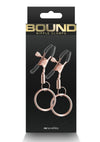 Bound Nipple Clamps C2 - Metal/Rose Gold