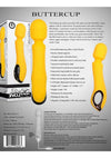 Buttercup Silicone Rechargeable Wand Massager - Yellow
