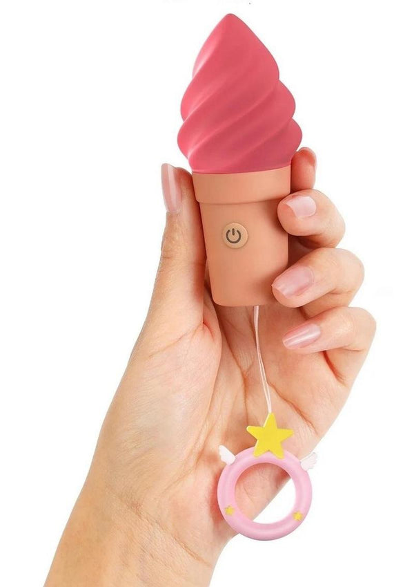 Cand'ice Rechargeable Silicone Clitoral Stimulator - Raspberry Jolly - PATS Inc.
