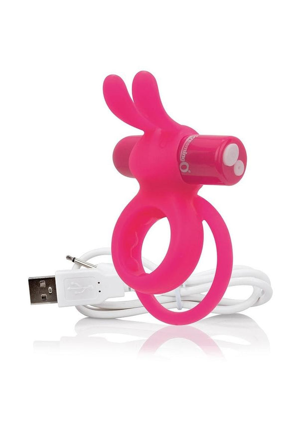 Charged Ohare Rechargeable Silicone Waterproof Rabbit Cock Ring - PATS Inc.