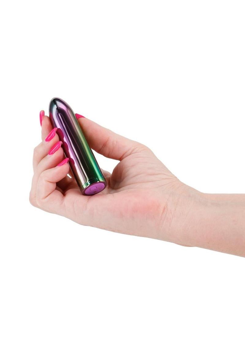 Chroma Petite Bullet Rechargeable Vibrator – Emerald Fantaseas