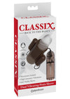 Classix Dual Vibrating Textured Penis Sleeve with Remote Control