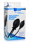 Cleanstream Inflatable Enema Plug - Black