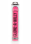 Clone-A-Willy Silicone Dildo Molding Kit with Vibrator - Hot Pink/Pink