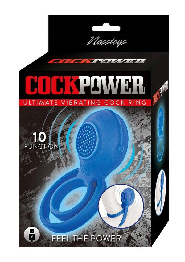 Cockpower Ultimate Vibrating Rechargeable Silicone Cock Ring