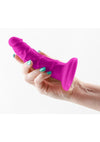 Colours Pleasures Silicone Thin Dildo - Purple - 5in