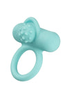 Couple's Enhancers Silicone Rechargeable Nubby Lover's Delight - Teal