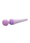 Couture Collection Inspire Wand Massager with Silicone Attachments - Lavender/Purple