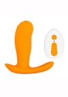 Creamsicle Silicone Rechargeable Wearable Vibrator with Remote Control - PATS Inc.