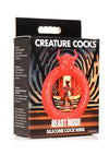 Creature Cocks Beast Mode Silicone Cock Ring - Red