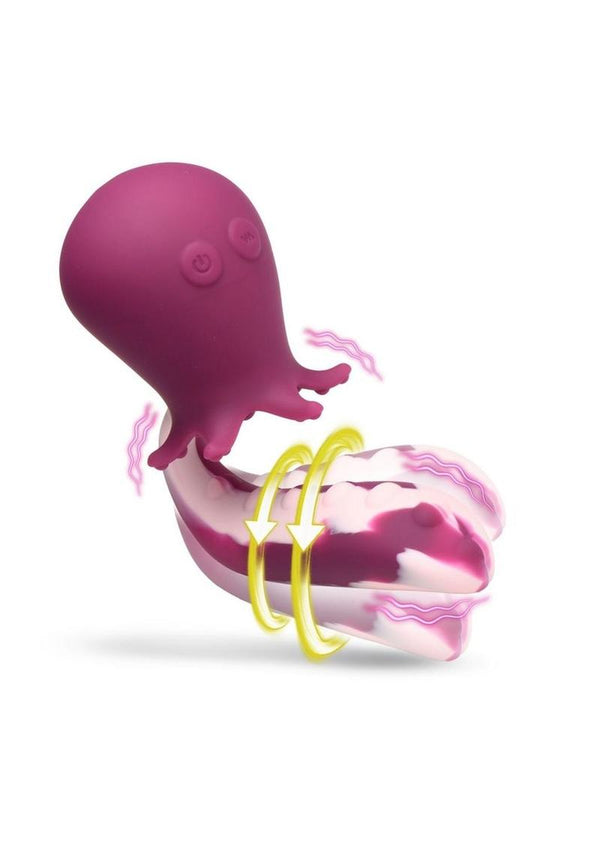 Creature Cocks Deep Seeker Gyrating Rechargeable Silicone Octopus Vibrator