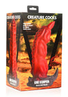 Creature Cocks King Scorpion Silicone Dildo - Black/Red