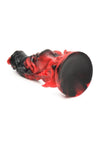 Creature Cocks Mephisto Silicone Dildo - Black/Red