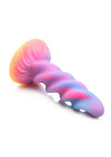 Creature Cocks Moon Rider Glow In The Dark Unicorn Silicone Dildo - Glow In The Dark/Multicolor