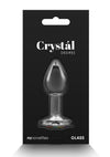 Crystal Desires Rainbow Gem Glass Anal Plugs - Multicolor - Small