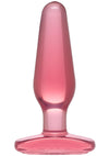 Crystal Jellies Butt Plug - Pink - Medium