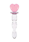 Crystal Premium Glass Heart Of Glass - Pink