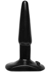 Doc Johnson Classic Butt Plug - Black - Small