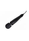 Doxy Number 3 Wand Plug-In Vibrating Body Massager - Black/Matte Black/Metal - Small