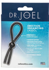 Dr. Joel Kaplan Erection Enhancing Lasso Cock Ring - Black