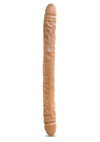 Dr. Skin Double Dildo - Brown/Mocha - 18in