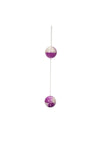 Duotone Orgasm Kegel Balls - Multicolor/Purple/White