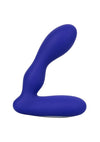 Eclipse Rechargeable Silicone Pleasure Probe Butt Plug - Blue