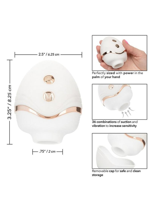 Empowered Palm Pleasure Goddess Silicone Rechargeable Stimulator